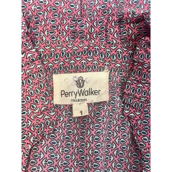 Perry Walker Collective Size 1 (2-4) Cornelia II Silk Blend Dress Feminine Boho - Picture 14 of 16